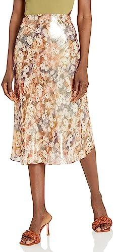 Club Monaco Women's Sunset Floral Skirt, Size 10