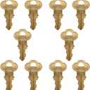 (10) Dispenser #2055 Keys for Bradley Paper Towel & Toilet Tissue & & Soap Dispensers