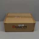 Bwarm Waterproof Heated Mattress Pad, ETL Certified Bed Warmer with Memory Function 9 Heat Settings, 1-12 Hours Auto Off Deep Pocket, Machine Washable, White Queen