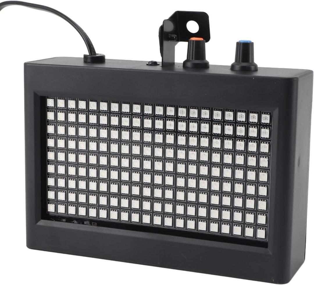 Stage Lighting Strobe Light, Strobe Lamp LED Strobe Light, RGB 180 LED for Stage DJ Party Club with Remote Control