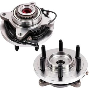 515119 Pair 2 Front Wheel Hub & Bearing Assembly for 2009-2010 Ford F-150 (4WD with 6-Lug)