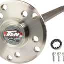 TEN Factory MG31116 Bolt Pattern Spline Drive Axle Shaft Assembly for Chrysler 8.25, 27-Spline, 29.75" Length, 5x4.5 Bolt Pattern Fits Jeep Cherokee XJ Differential, Includes Bearings, Seals & Studs
