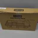 Dish Drying Rack in Sink - Expandable Stainless Steel Dish Rack Over the Sink, Kitchen Sink Drain Strainer with Cutlery Holder & Cup Holders, 15.4 x 9.8 x 3.0 Inch, Black