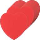 200 Pieces Hearts Cutouts Paper Heart Shapes 4 Inch Red Heart Shape Paper Cut-Outs Accents Classroom Decoration Die Cut for Valentine’s Day Craft, Love and Peace Teachers School Craft Projects