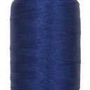 Threadart 60 Weight Micro Embroidery Thread | Fine Line Lettering & Bobbin Thread | 1000m Spools - Blue