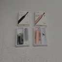 SUNPRO 2 Pack Sonic Electric Toothbrush, 6 Brush Modes 42000 VPM, Built in Timer with 8 Heads(Black+Pink)