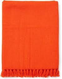 Jarvas acrylic shawls | Hand Woven Woollen shawls |acrylic wintershawls for men and women | Kashmirishawls for men and women |winter warm shawls |woolen shawls |stole (36 x 72 inches) Orange