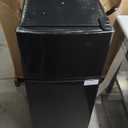 Anukis Compact Refrigerator 3.8 Cu Ft 2 Door Mini Fridge with Freezer for Apartment, Dorm, Office, Family, Basement, Garage - Black