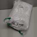 BDDC Cocktail Table Covers - 2 Pack 32"x 43" White Cocktail Table Tablecloth with Natural Wavy Round Skirt for Bar Wedding Party Banquet