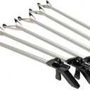 ArcMate EZ Reacher - Heavy Duty Grab-It Reaching Tool - Grabber Reacher with 4.5 Inch Jaws, Can Lift a Dime to 8 lb. Brick, Lightweight, Sturdy, Ideal for Commercial, Maintenance, Seniors, 32", 6-Pack