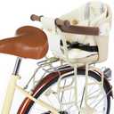 Kid's Bike seat Rear Child Carrier Bike Chair for Bicycle Kids seat for Children,Kids Rear Mount Bike seat, Rear Frame Mounted child Bike Seats ,Toddler Bike Seat for Children 2~5 Years offwhite