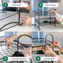 ODOXIA Candy Display Rack | Stackable Candy Organizer | Snack Organizer For Countertop | Snack Shelf And Chip Rack For Stores | Snack Display For Counter | Snack Stand For Office 2-Pack