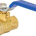 Eastman 3/8 Inch IPS Heavy Duty Full Port Ball Valve, Brass Plumbing Fitting, 20043LF