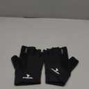 ATERCEL Workout Gloves for Men and Women, Exercise Gloves for Weight Lifting, Cycling, Gym, Training, Breathable and Snug fit (Black)