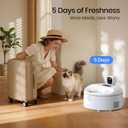 Automatic Wet Food Cat Feeder with 3MP Camera, App Control, Dual Semiconductor Cooling, Heating Feeding Area, 5 Stainless Steel Trays Pet Food Dispenser