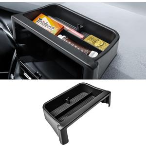 Dashboard Storage Organizer Compatible with Toyota Corolla 2019-2025 2026/ Corolla Cross 2022-2026 Accessories, Fit 8-in. Audio Multimedia Interior Insert Center Console Dash Mounted Holders