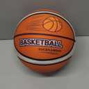 Silent Basketball Size 7 with Fabric Cover, 600g Airless Basketball for Quiet Dribbling and Indoor Training, Pro PU Foam Ball for Adults and Children, Ideal Gift for Birthdays or Christmas