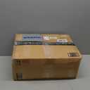 Outdoor Chair Cushions Set of 2, 18.5 x 16 Inch Patio Chair Cushions, Water Resistant, Non-Slip Ties (Blue & Green Pinstripe)