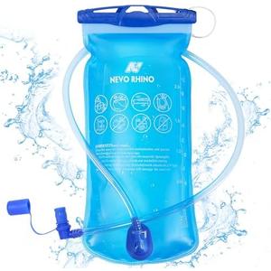 N NEVO RHINO Hydration Bladder1.5L- 2L-3L Leak Proof Water Reservoir, BPA -Free Water Pouch, Water Bladder for Hydration Pack, Hiking Backpack
