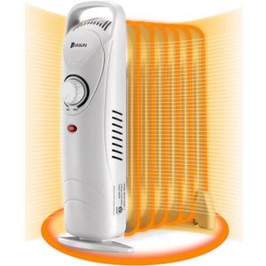 JASUN Oil Filled Radiator Heater, Adjustable Thermostat, Portable Space heater, Quiet Heater with Tip-over & Overheating Functions