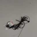 Black Single Earset Headset Microphone Headworn Over Ear Hanging Condenser Mic Compatible with Shure Wireless Bodypack Transmitter System with Mini XLR 4 Pin TA4F Plug