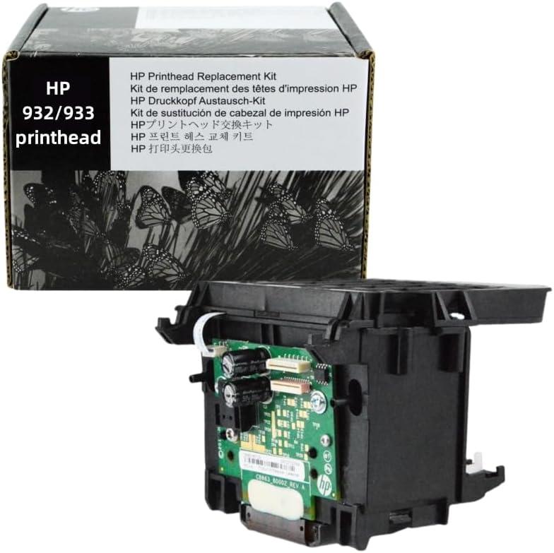 HP 932 933 PrintHead Compatible with HP Office Jet HP7612 7610 7110 7510 6100 6700,Printer Replacement Part, Replaceable Print Head