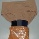 INNERSY Women's Plus Size XL-6XL Cotton Underwear High Waisted Briefs Panties 4-Pack (3X-Large)