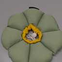 Cat Cone Collar,Cute Waterproof Cat Recovery Collar,Anti-Bite Lick Wound Healing Safety Elizabethan e Collar for Cats,Green Flower All-Season Style