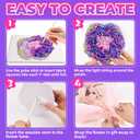Vinkp Art Activity - Flowers Magic Toys, DIY Craft Toys Kits, Creative Activity, Gifts for Girls & Boys Ages 4, 5, 6, 7, 8, 9