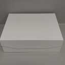 1 Pcs White Extra Large Gift Box with Lid, 16.5 x 13 x 5.3 Inches, Hard Magnetic Giant Gift Boxes for Presents Clothes Robe Wedding Dress Sweater,Reusable Foldable Bridesmaid Proposal Box