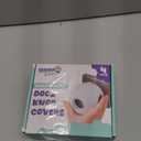 Child Safety Door Knob Cover (4 Pack) Hard-to-Remove Dual-Lock Door Handle Covers for Kids - Reusable Baby Proof Door Knob Locks - Installs Easily, No Tools Needed (White)