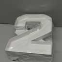 2025 Charcuterie Numbers Fillable, Cardboard Numbers for Charcuterie, Washable Tray Charcuterie Paper Box for Graduation Anniversary Birthday Party Decoration Chocolate Candy Cupcake, 10 Inch (White)