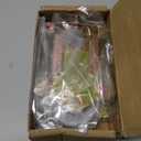 Sliding Mirror Closet Door Rollers Replacement Hardware Fits Contractors Part #W8020C Wardrobe Doors Wheels, 2-5/16" Vertical H.C., 1-1/2" Nylon Concaved Ball Bearing Wheel, 2 Pack