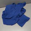 Evening Gowns for Women Formal Off Shoulder Wedding Guest Party Dress Elegant Short Sleeve Split Long Cocktail Dresses (Small, 539 Lake Blue)