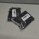 2 x Muzata 250 Pack Black Cable Railing Rubber Grommets ONLY for Level 1/8" 5/32" Wire Rope Protector Sleeves Deck Cable Railing Hardware Kit Metal Posts CB29