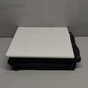 Dog Car Seat for Large Dogs, Back Seat Extender with Mesh Windows, Strong Support Dog Car Seat Cover for Cars, Trucks and SUVs (Black and Silver)