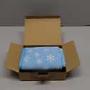 NACOCO Summer Pet Cooling Mat - Cat Dog Cushion Pad Sleeping Cool Snowflake Comfortable Soft for Pets Kids and Adults (Blue Snowflake, M) (M: 19.5" x 27.5'')