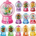 Pasimy 36 Pack Valentine Candy Cards with Plastic Domes Valentines Greeting Cards DIY Craft Treat Holder for Sweet Day Classroom Gifts Exchange Party Favors