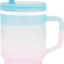 Infantino My 1st Tumbler, 9 Oz. Silicone Sippy Cup with Straw & Handle, Spill-Resistant Baby Cup for On-the-Go, BPA-Free Transition Bottle, Twilight Bloom
