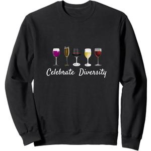 Wine Glass Saying Quote Funny Drinking Related Sweatshirt. M Size
