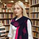 Sumato Scarf for Women Fall Winter Shawl Wraps Long Women Scarves Warm Soft Cashmere Feel Classic Tree Style (Rose)