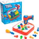 Educational Insights Design & Drill ABCs & 123s - Construction Toys & Toddler Tools, Kids Tool Set with Real Electric Drill Toy, Preschool Learning Activities, Building Kits and Gifts for Ages 3+