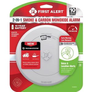 First Alert 10 Year Battery-Powered Photoelectric Smoke and Carbon Monoxide Detector
