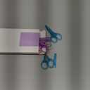 10 Pcs Small Scissors All Purpose, Stainless Steel Sharp Mini Detail Craft Scissors with Protective Cover for Embroidery, Paper Cutting, Sewing, Knitting, Crafting, 3.5"