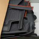 Floor Mats for 2026 2025 2024 Chevy Equinox EV (Non Fuel) Trunk Mat with Backrest Mat and Storage Mats, Door Sill Protectors, All Weather Cargo Liner Back Seat Cover for Equinox EV Accessories (Black)