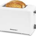 Elite Gourmet ECT-1027 Cool Touch Toaster, 7 Toast Settings Cancel Functions, Slide Out Crumb Tray, Extra Wide 1.5" Slots for Bagels Waffles Specialty Breads, Puff Pastry, Snacks, White