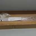 LazBlinds No Tools No Drill Cordless Bamboo Roman Shades, Light Filtering Window Treatment, Roll Up Bamboo Blinds for Window 33'' W x 64'' H, Brown