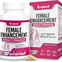AMPLICELL Women's Libido Support & Hormone Balance Maca, Ashwagandha, Dong Quai, Ginseng & Tongkat Ali Energy, Mood & Feminine Vitality Non-GMO, Vegan 60 Ct EXP: 01/2028
