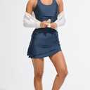 JOYSPELS Athletic Tennis Dresses for Women Wrap Skort Dress Workout Summer Spring Golf Romper Active Outfits (M)