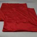 GIGIZAZA Decorative Couch Throw Pillow Covers,Set of 2 Red Square Pillow Cushion Covers 22x22,Pillow Cases Velvet Pillow Covers